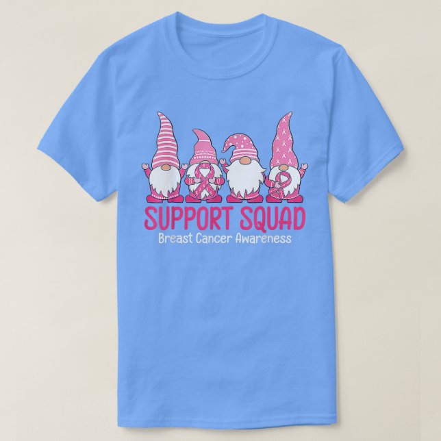 T-shirt Cute Gnome Support Squad Sensibilisation au cancer (Design devant)