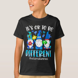 T-shirt Cute gnomes autisme prise de conscience pour être 