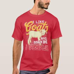 T-shirt Cute Goat Lover Farm Animal Farming Funny G