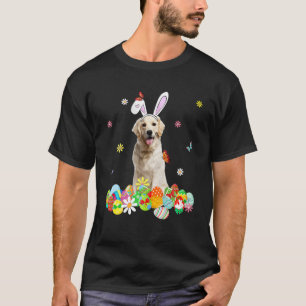 T-shirt Cute Golden Retriever Happy Easter Day Dog Dad Dog