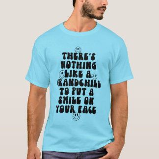 T-shirt Cute Grandchild sourit d'art de mot
