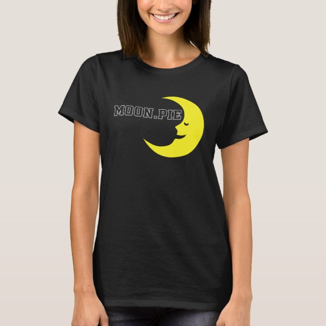 T-shirt Cute Graphic Tees  Moon Pie (Devant)