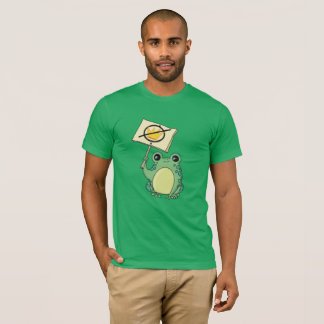 T-shirt Cute Green No Kings Frog