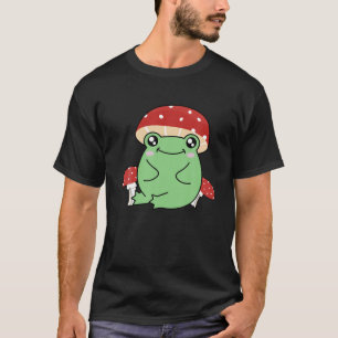 T-shirt Cute grenouille Casquette - Cottagecore esthétiqu