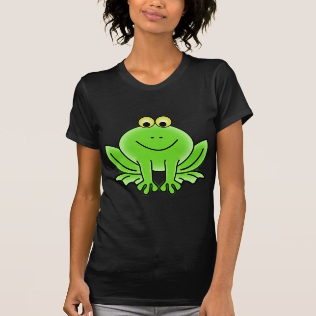 T-shirt Cute grenouille drôle (Devant)