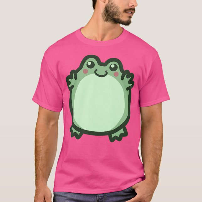 T-shirt Cute grenouille ronde (Devant)