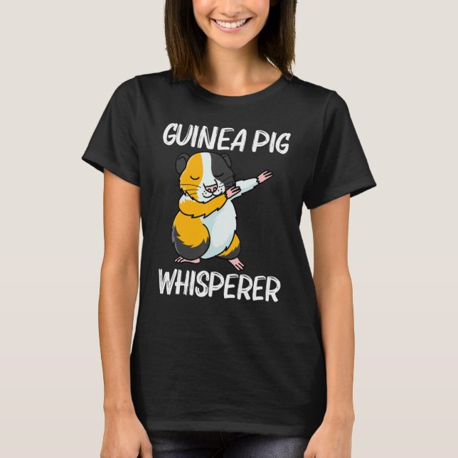 T-shirt Cute Guinea Pig For Men Women Pet Animal Breed (Devant)