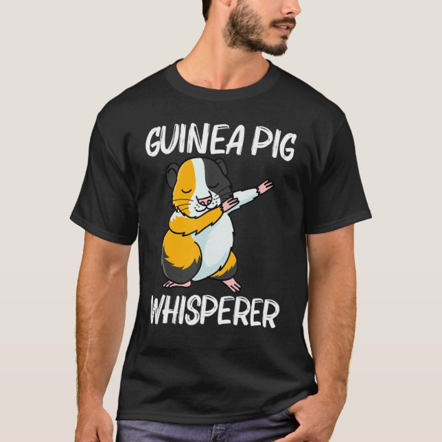 T-shirt Cute Guinea Pig For Men Women Pet Animal Breed (Devant)