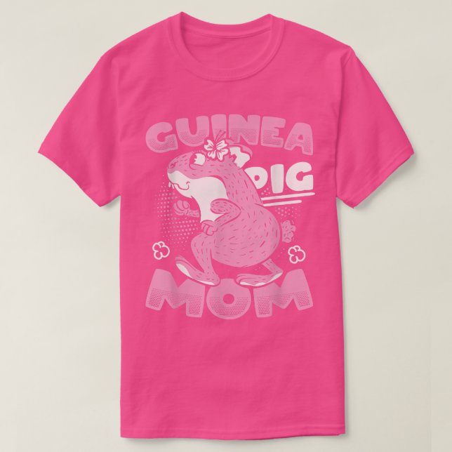 T-shirt Cute Guinea Pig Mom 793 (Design devant)