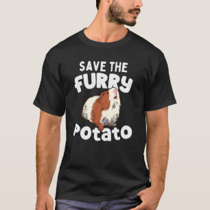 T-shirt Cute Guinea Pig Save Furry Potato