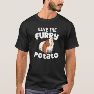 T-shirt Cute Guinea Pig Save The Furry Potato