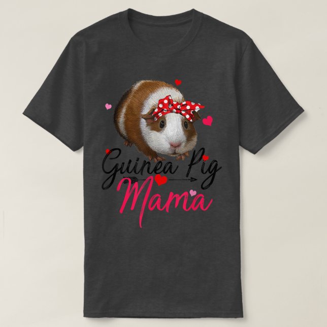 T-shirt Cute Guinée Cochon Mama Costume Chemise Femmes Gui (Design devant)