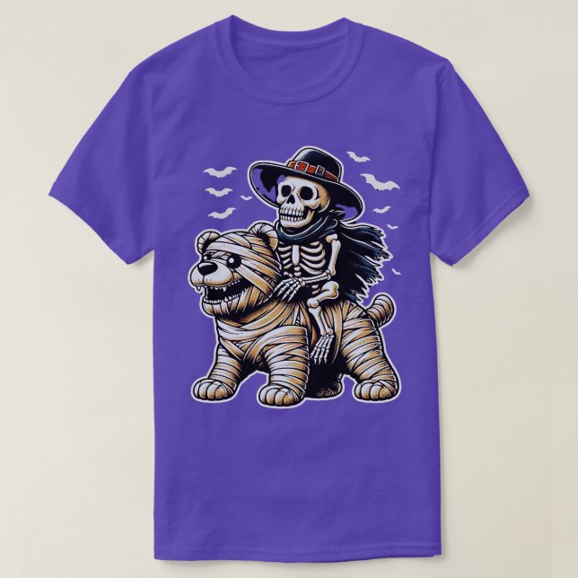 T-shirt Cute Halloween Bear Aventure Kawaii Faune (Design devant)