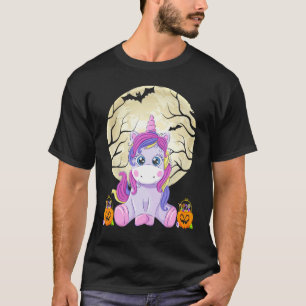 T-shirt Cute Halloween Chemises Filles Femmes Witchy Unico