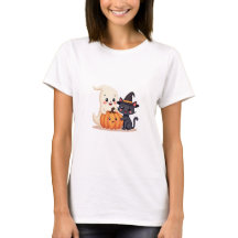 "Cute Halloween Squad | Kawaii Ghost & Citrouille