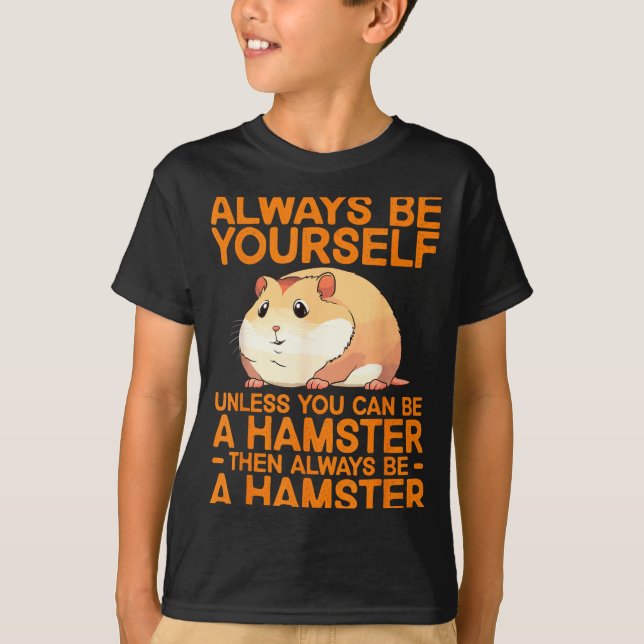 T-shirt Cute Hamster Design For Men Women Kids Dwarf Hamst (Devant)
