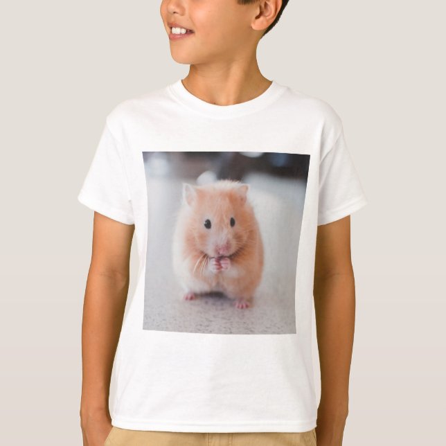 T-shirt Cute Hamster Love Animals (Devant)