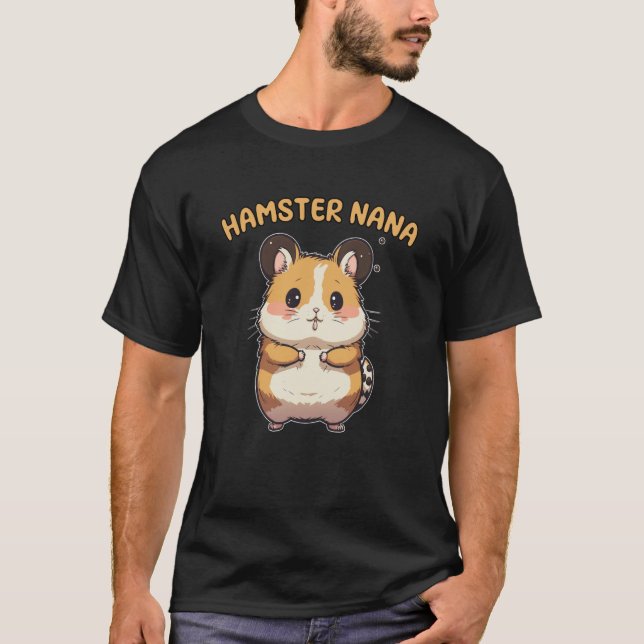 T-shirt Cute Hamster Nana Grandma Quote (Devant)