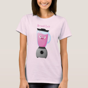 T-shirt Cute happy food mixender cuisine appareil dessin a