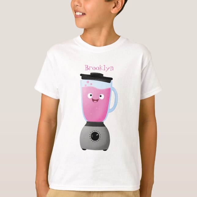 T-shirt Cute happy food mixender cuisine appareil dessin a (Devant)