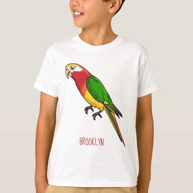 T-shirt Cute happy parrot (Devant)