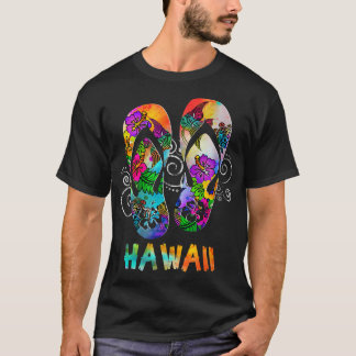 T-shirt Cute Hawaii Beach Flipflops Hawaiian Island Cruise