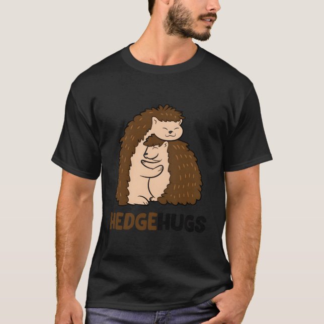 T-shirt Cute Hedgehugs Cuddle Hedgehog Hugs Hedgeh (Devant)