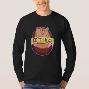 T-shirt Cute Hérisson Hérisson Hérisson Libre Hug