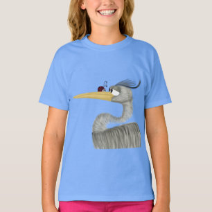 T-shirt Cute Heron et Ladybug