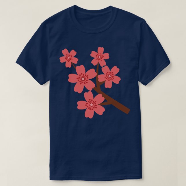 T-shirt Cute Hibiscus Floral (Design devant)