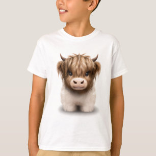 T-shirt Cute Highlands Scottish Cow
