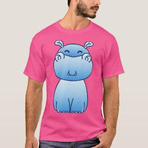 T-shirt Cute Hippo Zoo Animaux Enfants Cadeau Faune Afro