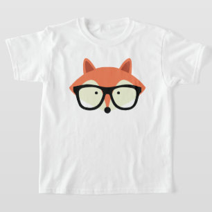 T-shirt Cute Hipster Red Fox