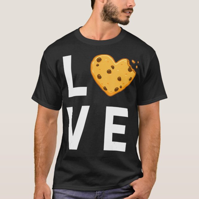 T-shirt Cute I Lote Chocolate Chip Cookies (Devant)
