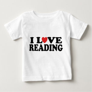 T-shirt Cute I Love Reading