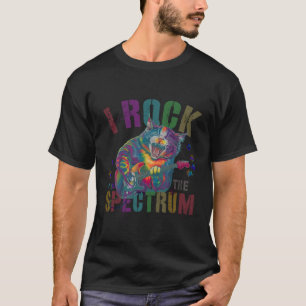 T-shirt Cute I Rock Le Spectre Autisme Maman Motivationnel