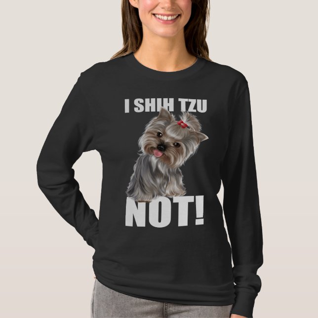 T-shirt Cute I Shih Tzu Pas Bundle Extender Mockup Hu (Devant)