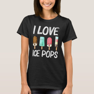 T-shirt Cute Ice Pop Pour Hommes Femme Crème Glace Gelée N
