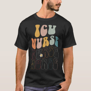 T-shirt Cute infirmière Super de l'ICU RN ICU ER Reprise p