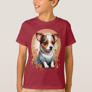 T-shirt Cute Jack Russell Puppy
