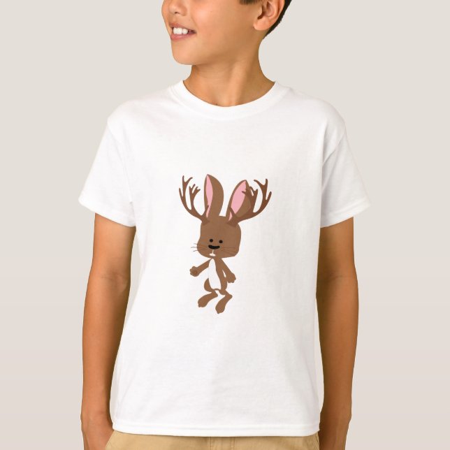 T-shirt Cute Jackalope (Devant)