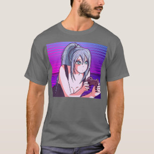 T-shirt Cute Japanese Anime  Video Game And Anime Lover 