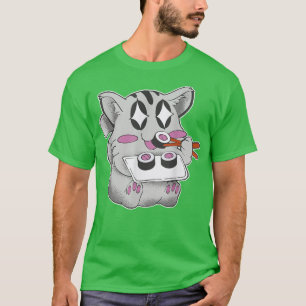 T-shirt Cute japonaise Sushi Cat Kawaii Manga Ani