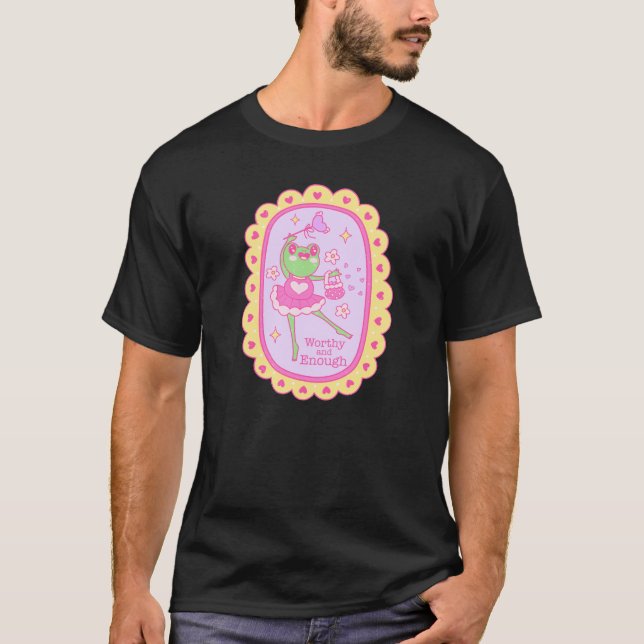 T-shirt Cute Jolly Frog - Digne et Assez (Devant)