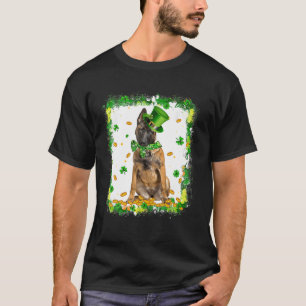 T-shirt Cute Jour de la Saint Patrick de chien Malinois Sh