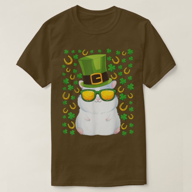 T-shirt Cute Jour de la Saint Patrick de cobaye Guigne sha (Design devant)