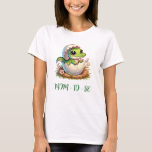 T-shirt Cute Kawaii Baby shower d'éclosion d'alligator béb
