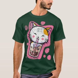 T-shirt Cute Kawaii Chat Bubble Thé Anime Japonaise