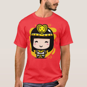 T-shirt Cute Kawaii Cléopâtre Égyptien Chibi Style Cléopat