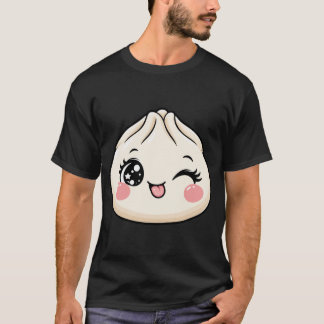 T-shirt Cute Kawaii Dumpling Face Halloween Costume 